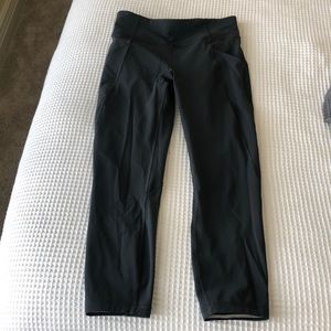 Grayish/slate blue invigorate lululemon leggings